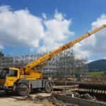 Liebherr LTM 1025 Budowa mostu